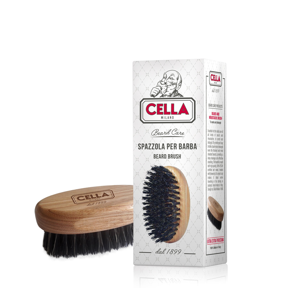 Beard Brush 85 × 45 mm