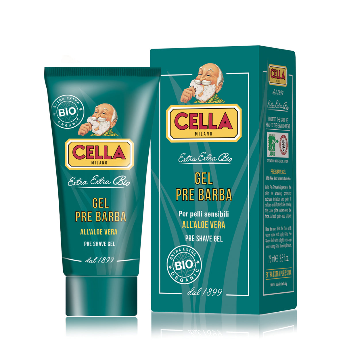 Pre-shave Gel Organic 75ml